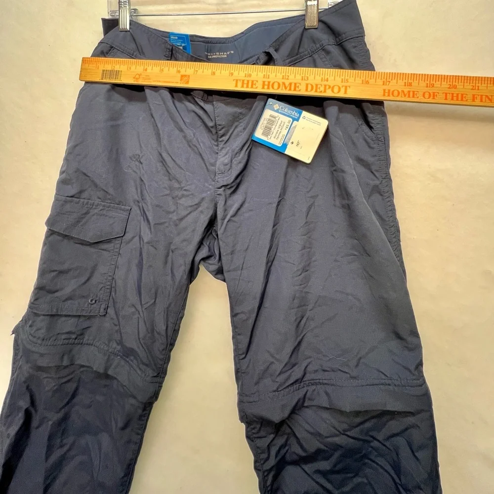 NWT COLUMBIA PFG Palm Peak Convertible Pants 12 SHORT - Picture 7 of 12